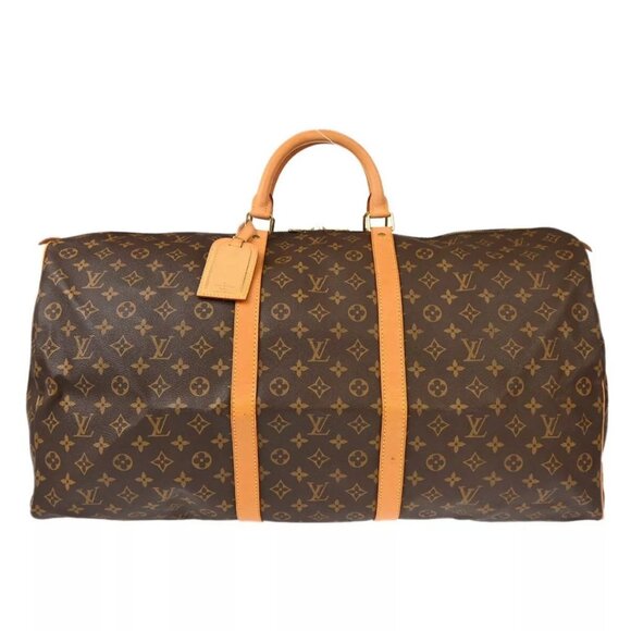 Louis Vuitton Monogram Keepall 60 Duffle Handbag - Picture 1 of 16